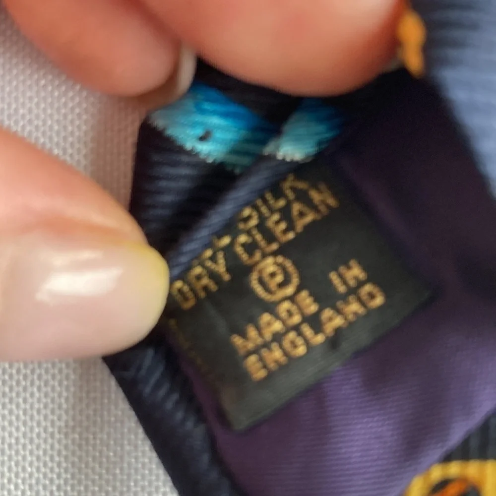 Charles Rose 100% Silk Tie Artist Geometric Designs - Fine Quality Neckwear